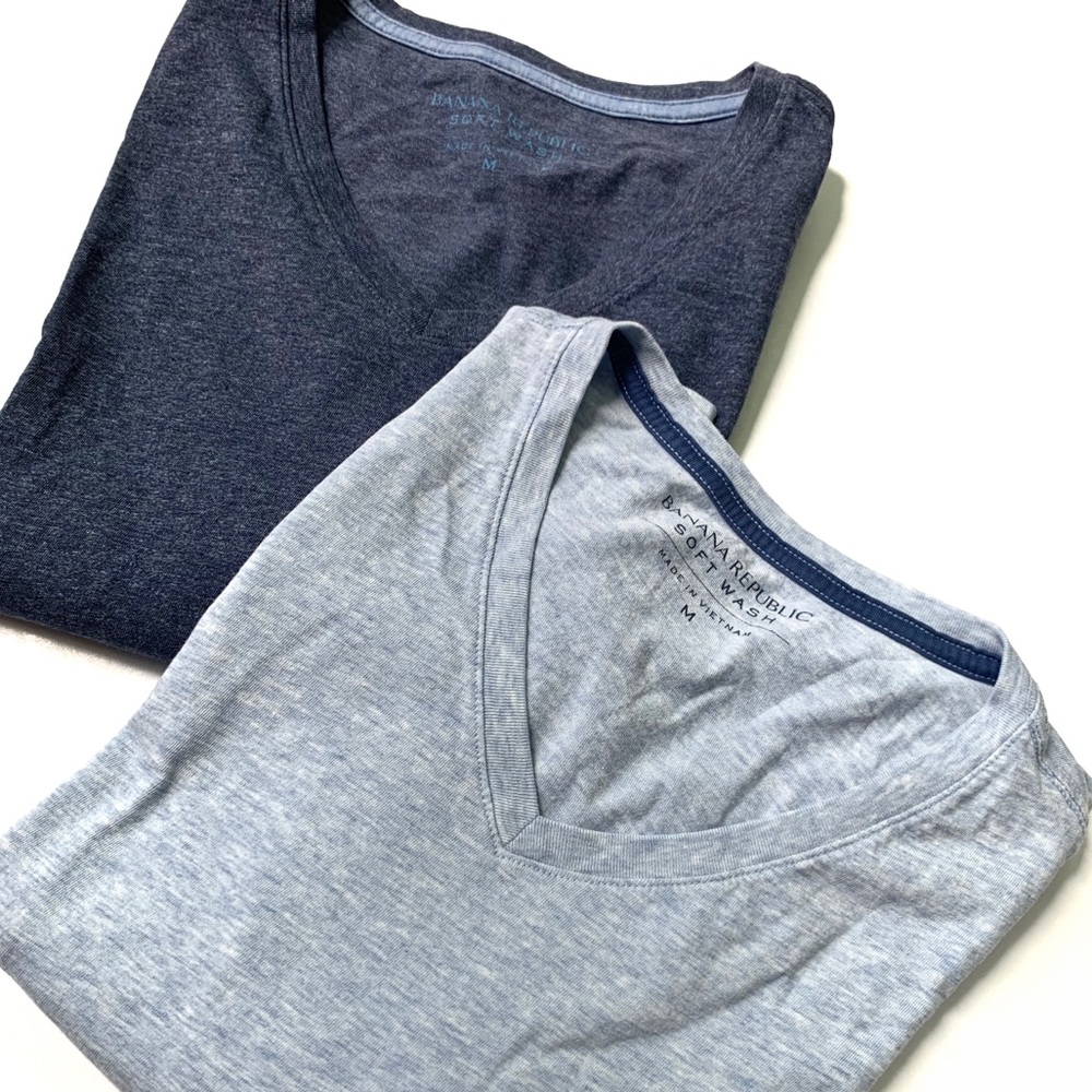 | banana republic • soft wash tee set |